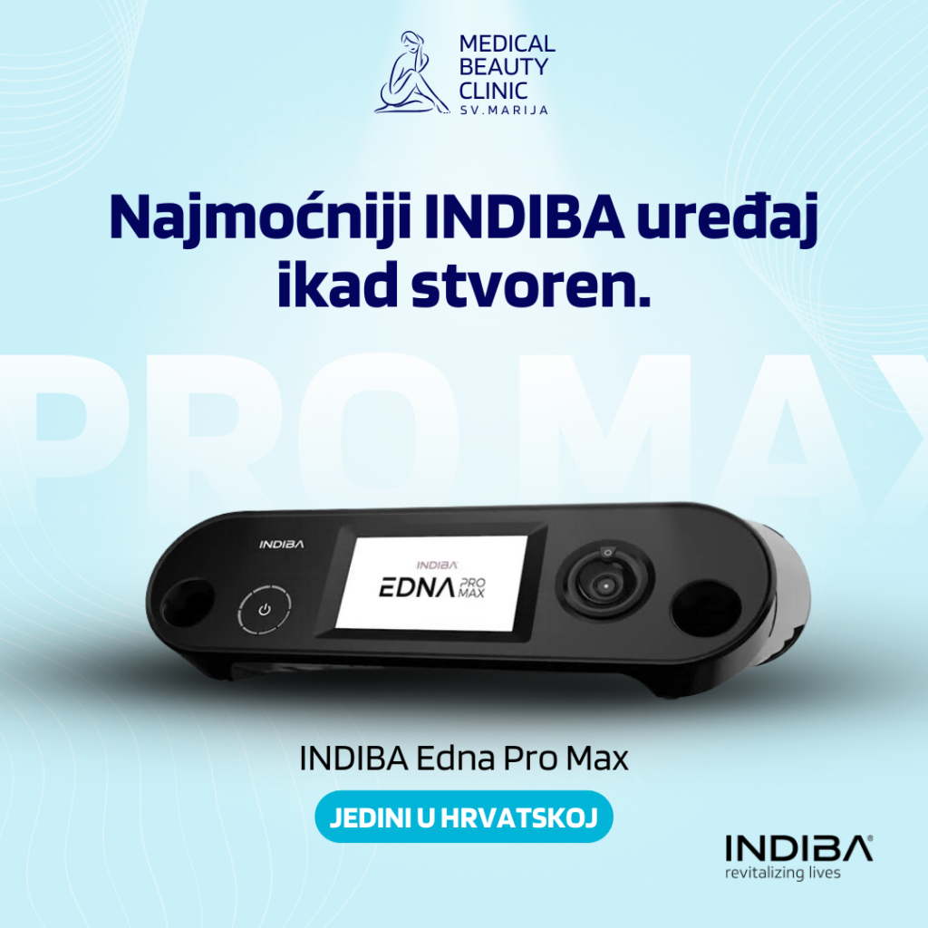 indiba edna pro max, najmoćniji uređaj za estetske tretmane u hrvatskoj, uklanjanje podočnjaka, bora, podbratka, sve na jednom mjestu, bezbolno i neinvazivno